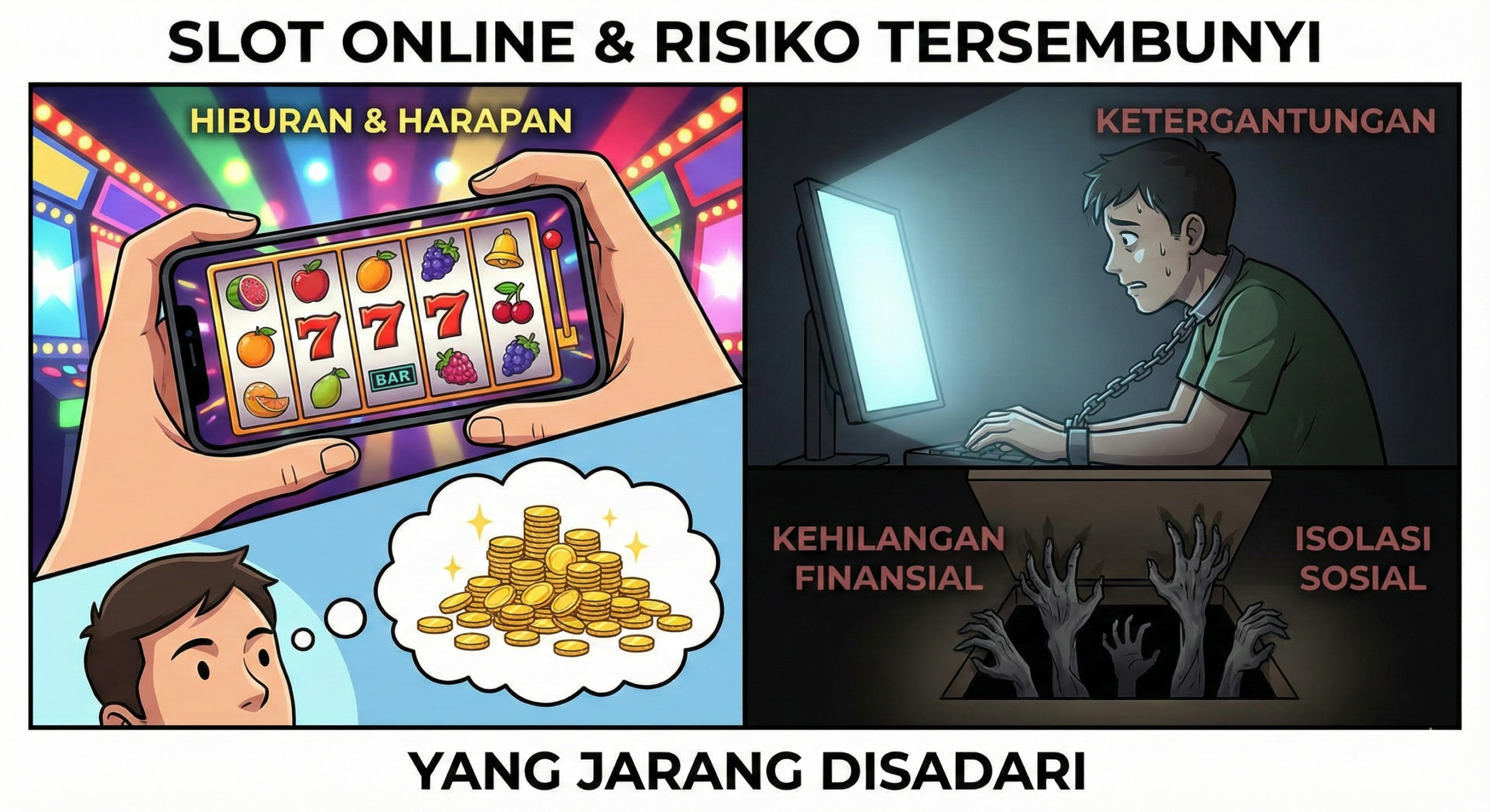 Slot Online dan Risiko Tersembunyi yang Jarang Disadari